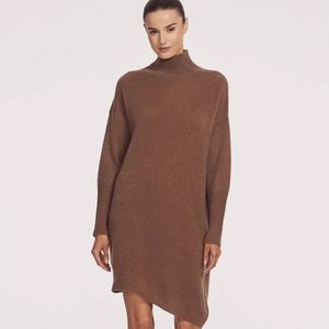 360 CASHMERE QUINCY TURTLENECK DRESS